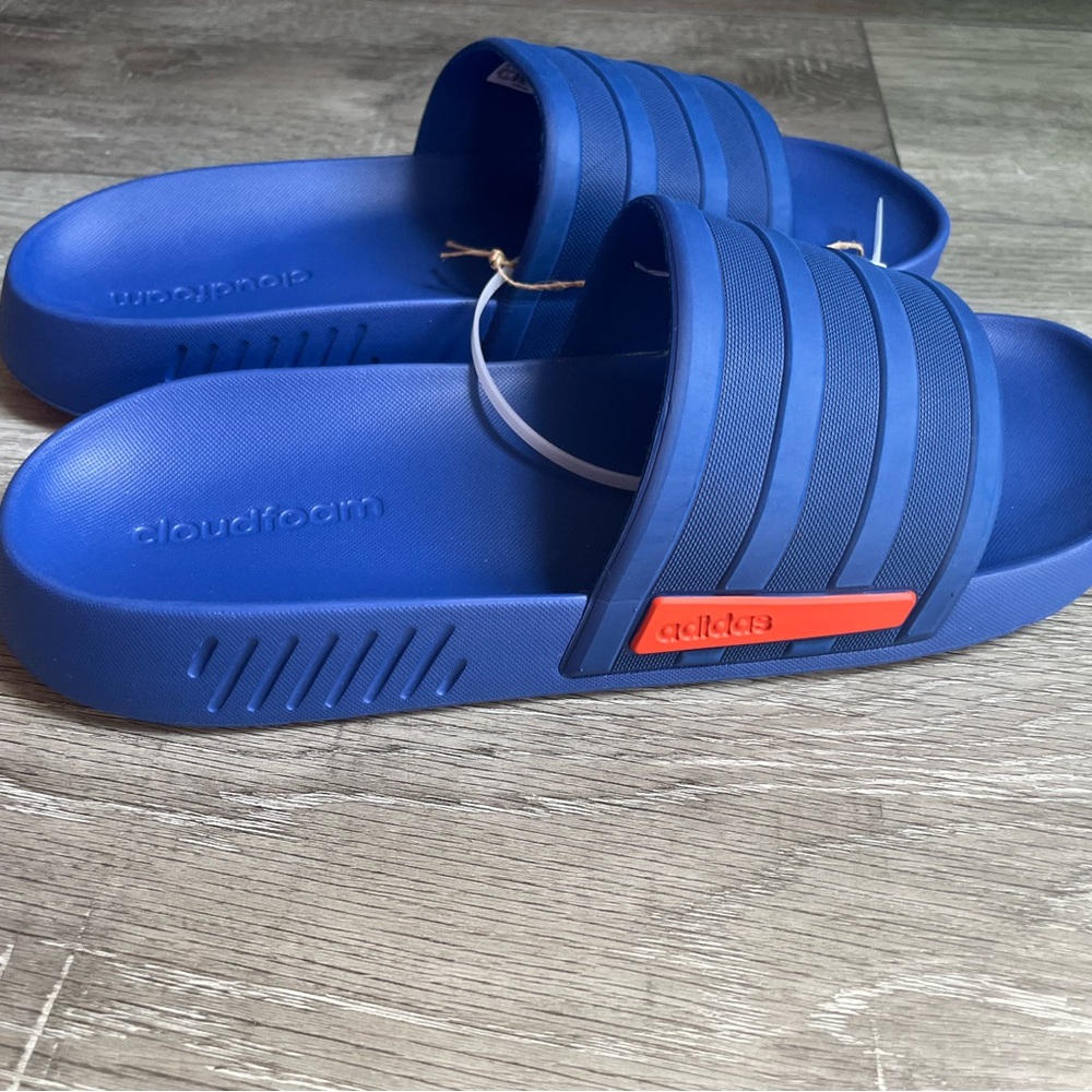 Adidas men’s  Blue Slide Sandals